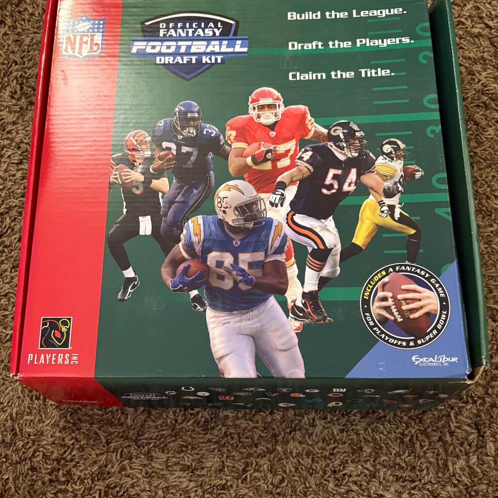 Official NFL Fantasy Football Draft Kit Excalibur Electronics